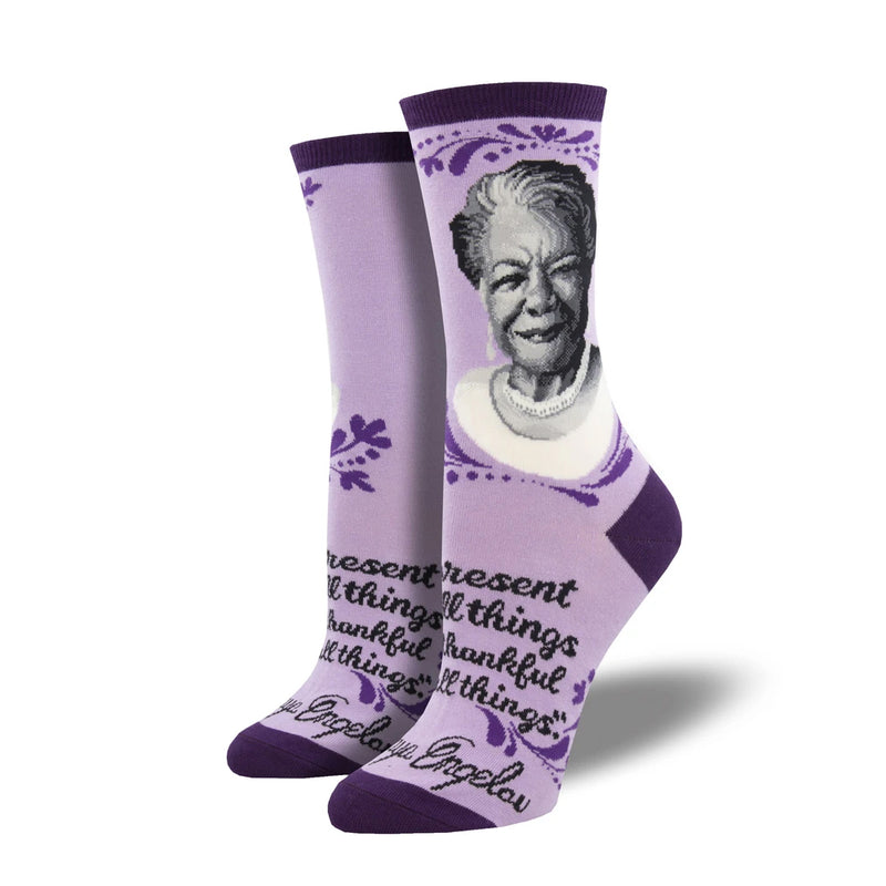 MAYA ANGELOU PORTRAIT SOCKS