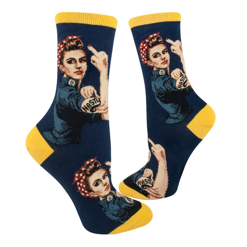 NASTY ROSIE THE RIVETER SOCKS