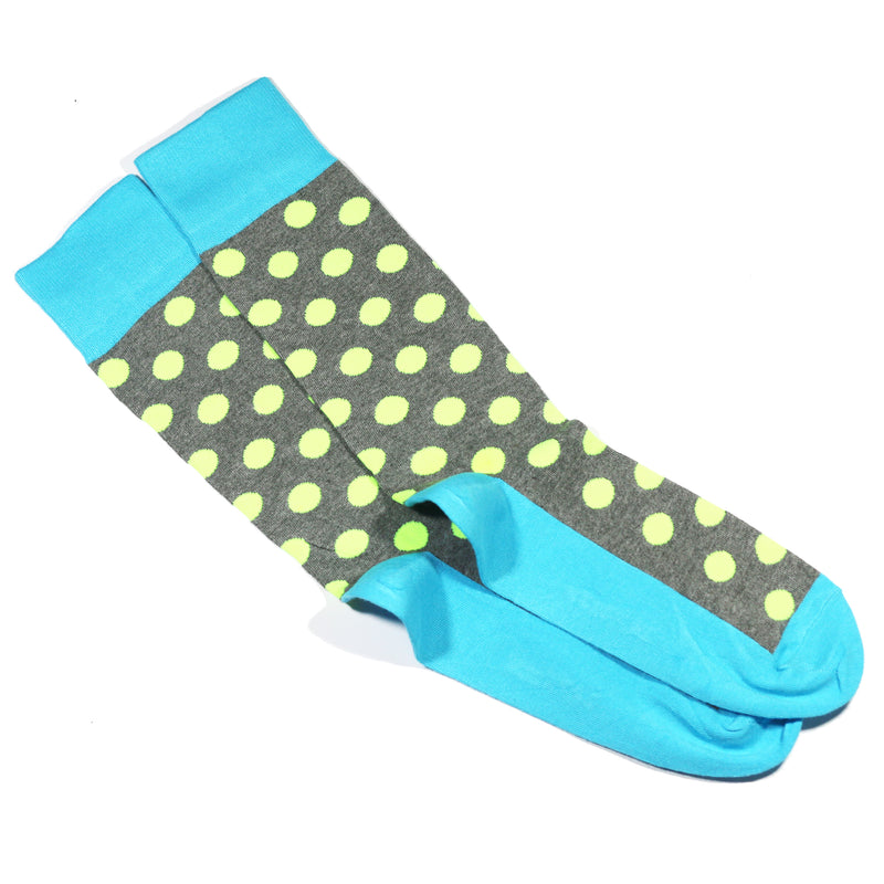 NEON POLKA DOT SOCKS