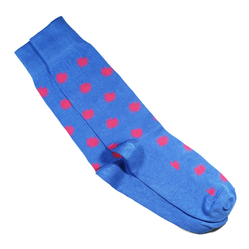 NEON PINK SPLASH SOCKS
