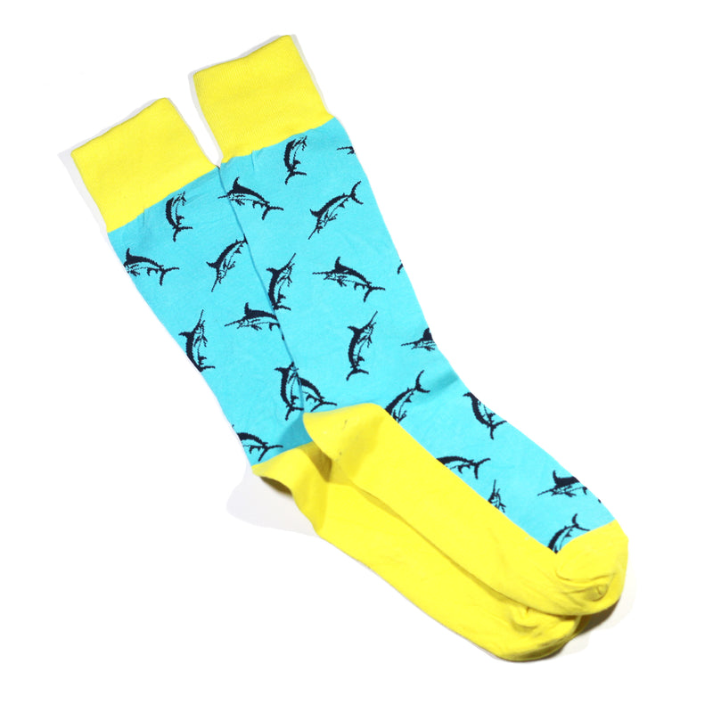 NEON SWORDFISH SOCKS