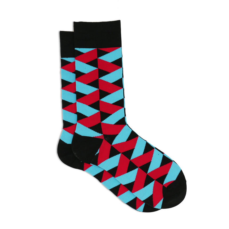 NEON ZIGZAG SOCKS