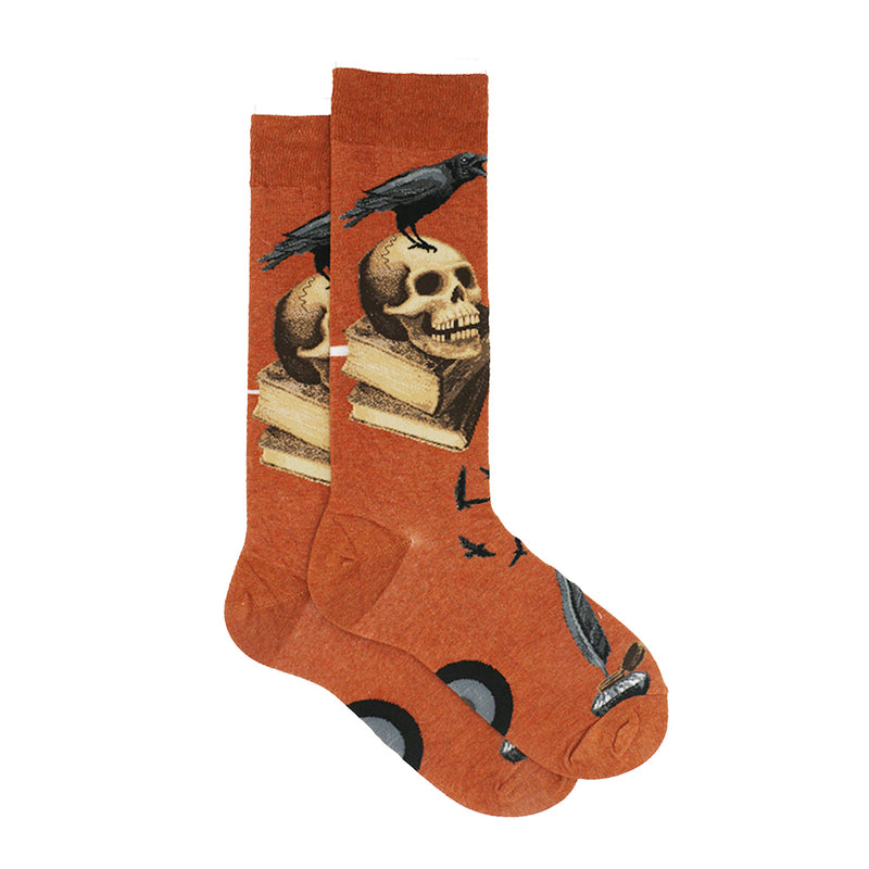 NEVERMORE, ROLL TOP, KNEE HIGH SOCKS