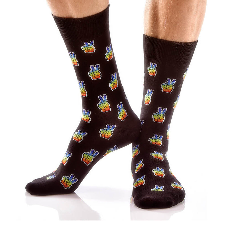 PEACE SIGN SOCKS