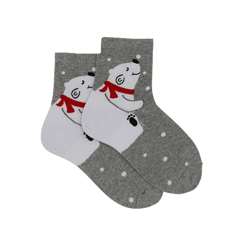 POLAR BEAR ANKLE SOCKS