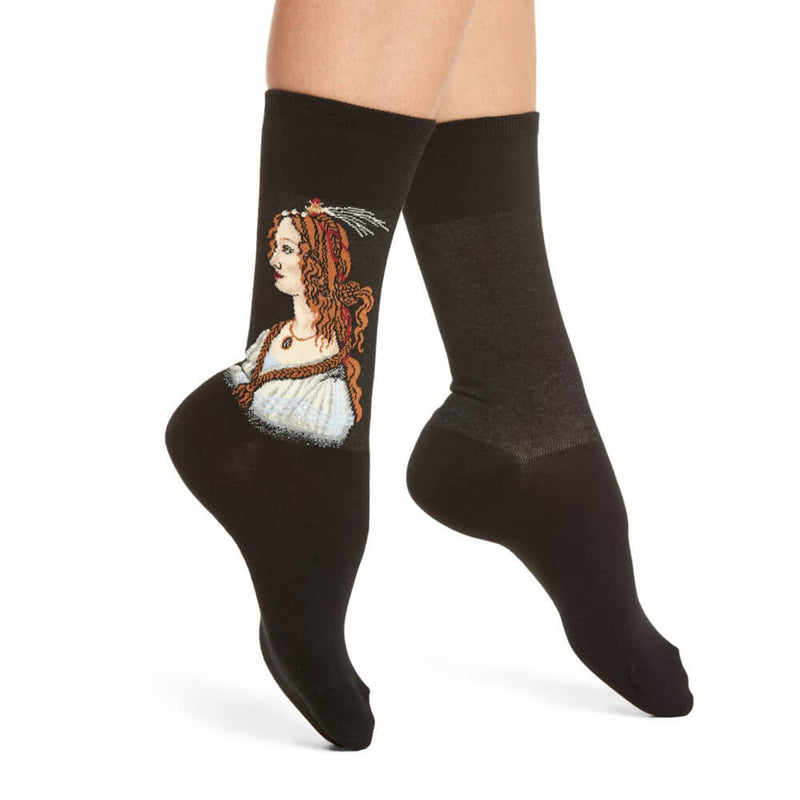 PORTRAIT OF A YOUNG WOMEN SOCKS