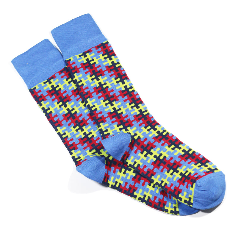 PUZZLE PIECES SOCKS