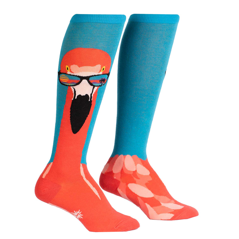 READY TO FLAMINGLE KNEE HIGH SOCKS