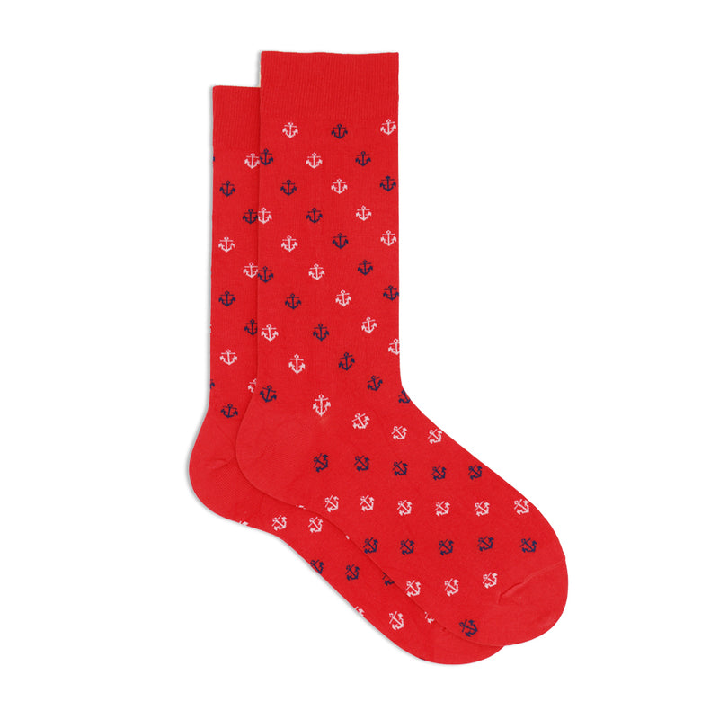 RED ANCHOR SOCKS