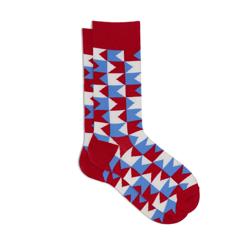 RED NOVELTY SIGNATURE SOCKS