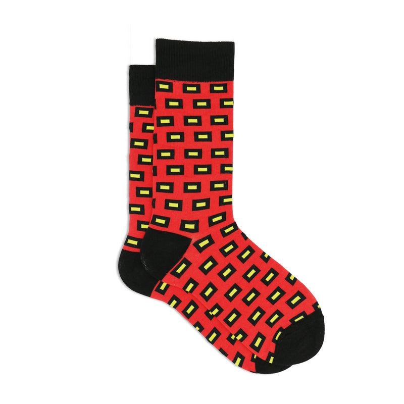 RED WINDOW SOCKS