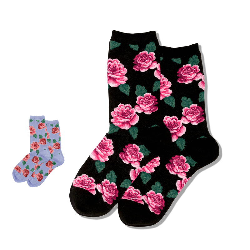 ROSE PRINT SOCKS