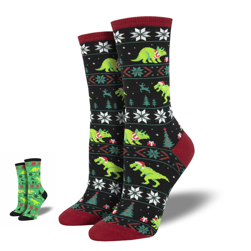 SANTASAURUS REX SOCKS