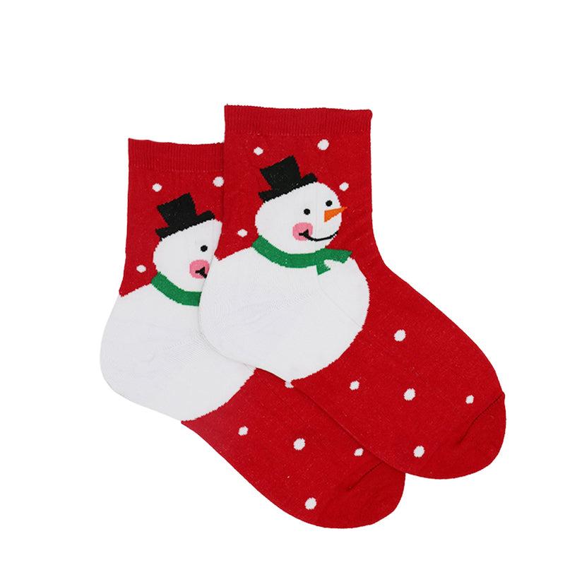 SNOWMAN CHRISTMAS ANKLE SOCKS