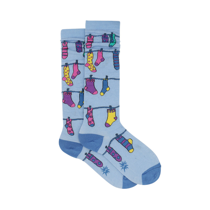 SOCKS ON A LINE KNEE HIGH SOCKS