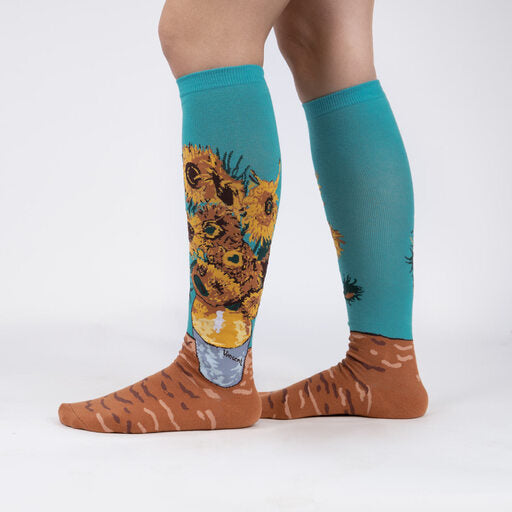 SUNFLOWERS KNEE HIGH SOCKS