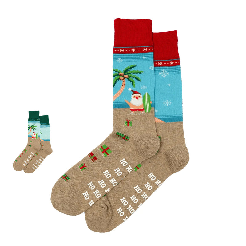 SURFING SANTA SOCKS