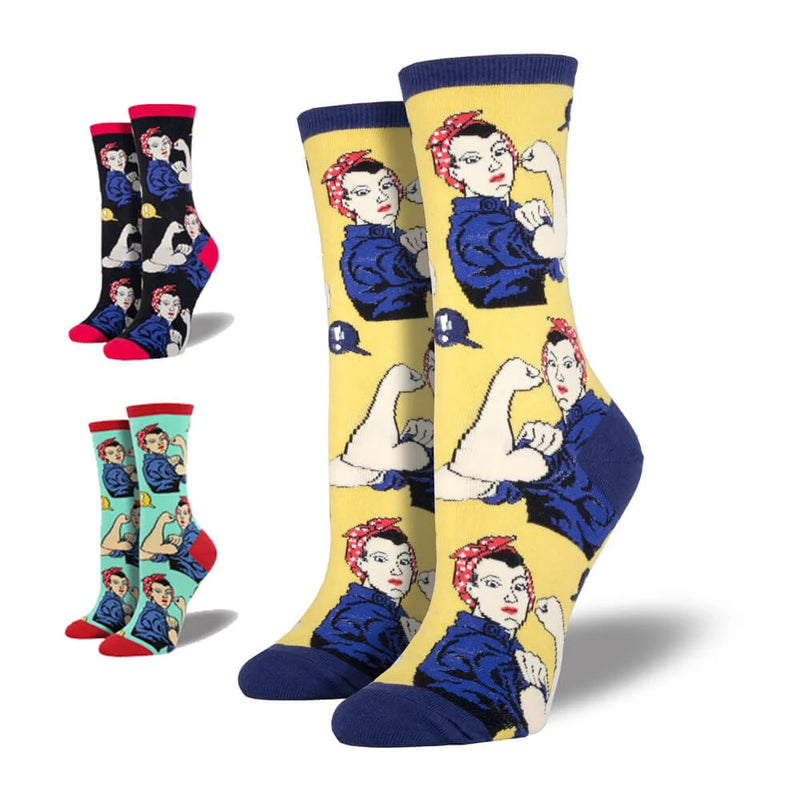 ROSIE THE RIVETER SOCKS