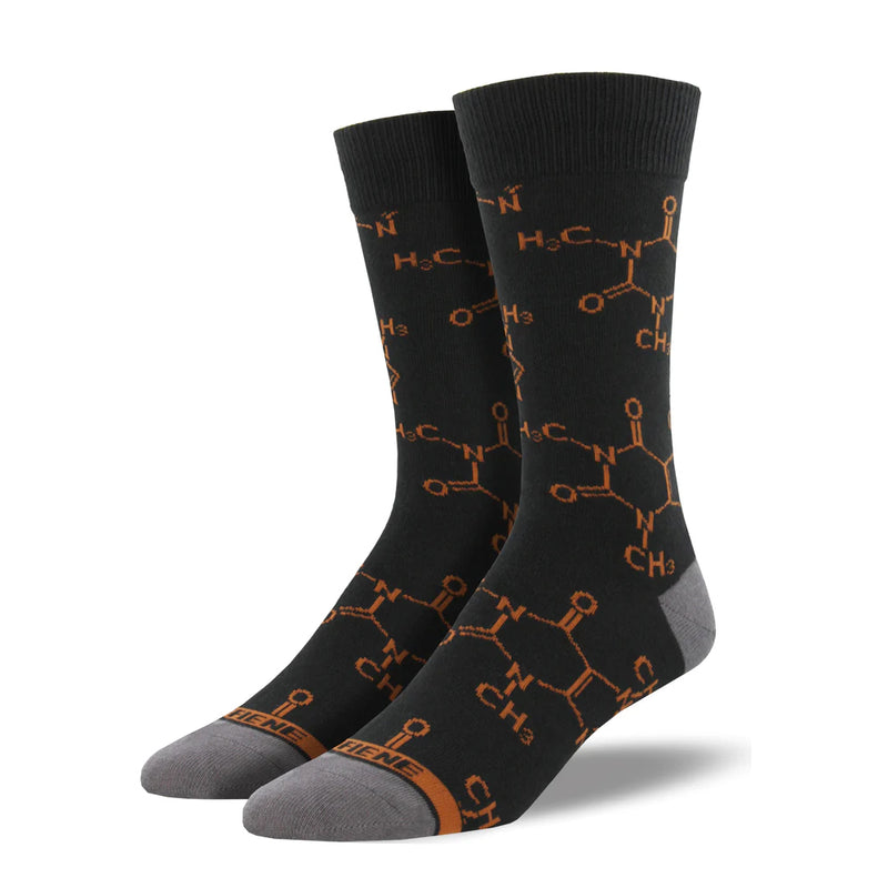 CAFFEINE THE MOLECULE SOCKS