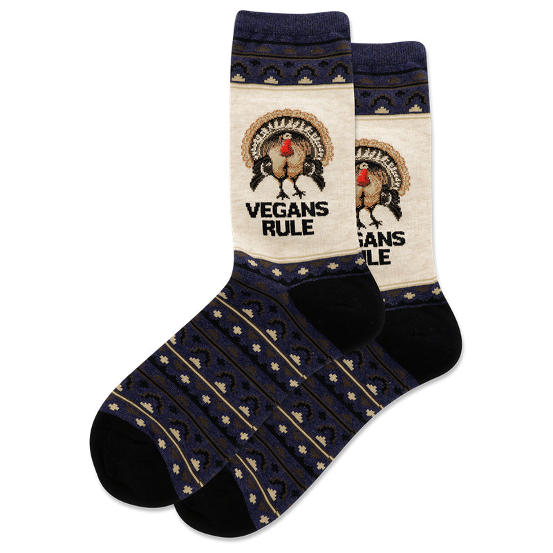 VEGANS RULE SOCKS