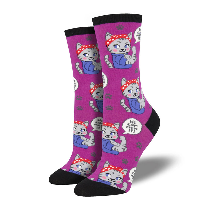 WE CAN MEW IT SOCKS