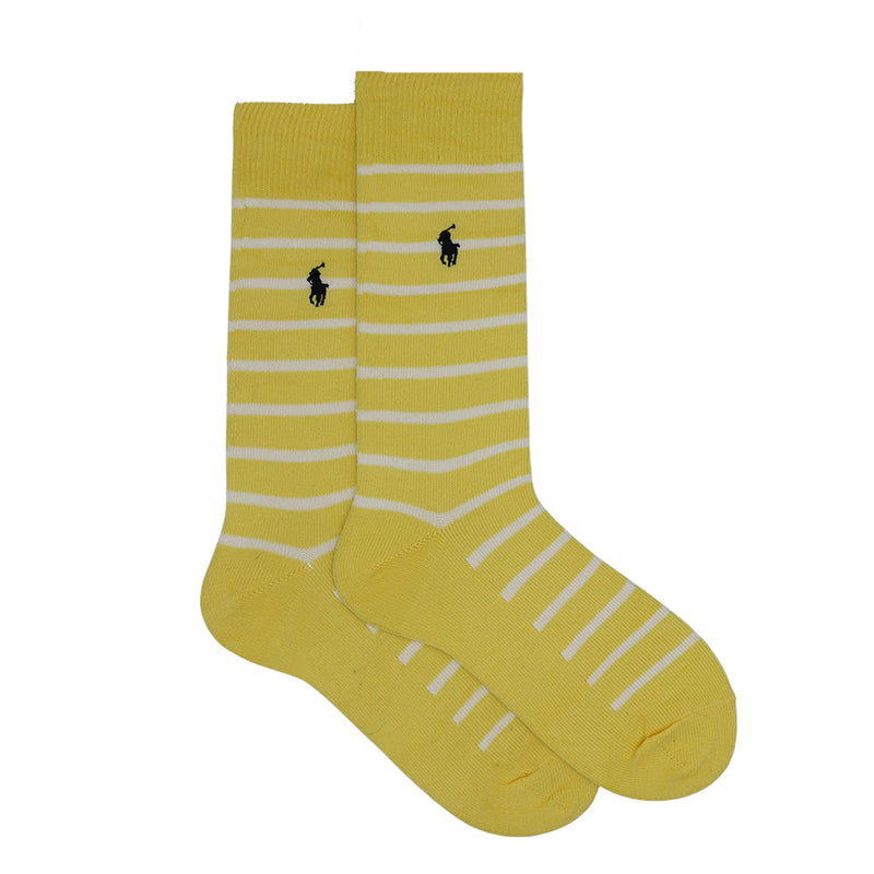 YELLOW POLO STRIPES SOCKS