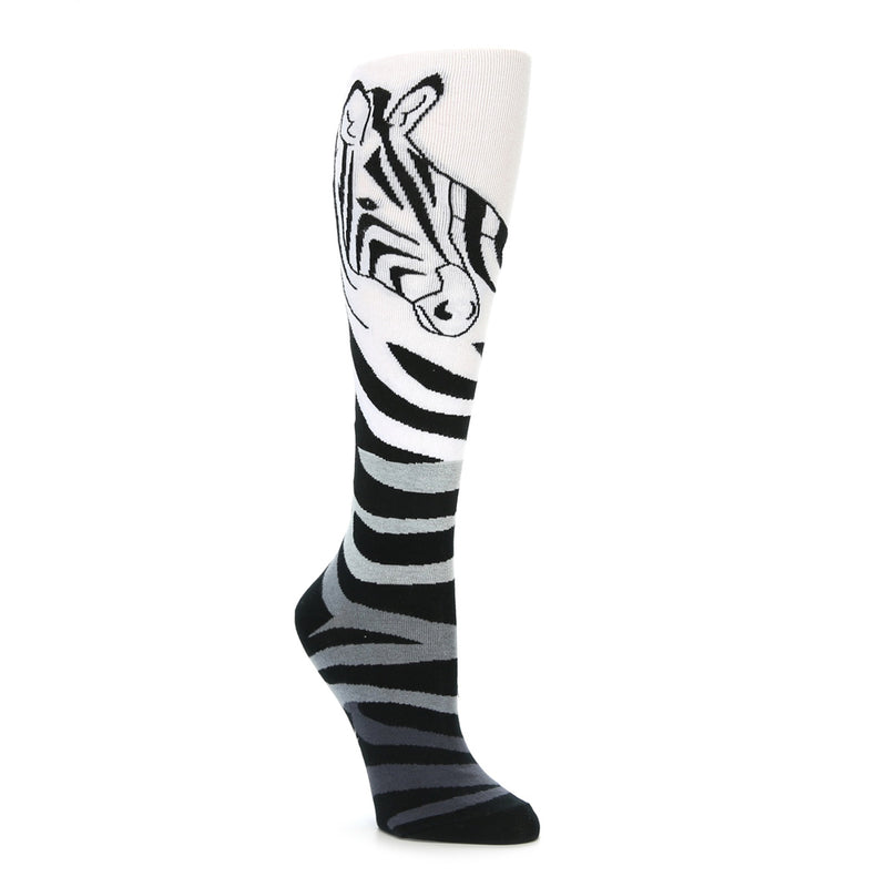 ZEBRA KNEE HIGH SOCKS