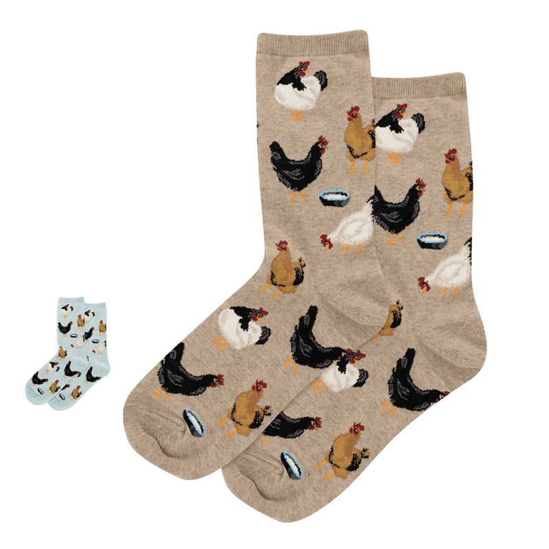 FEEDING CHICKENS SOCKS