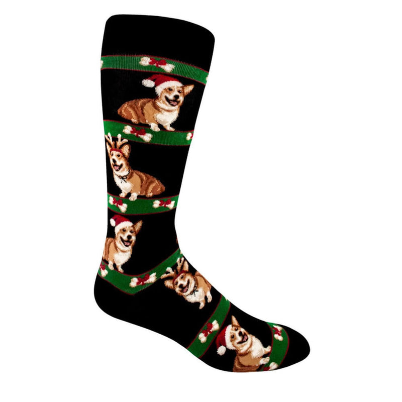 CORGI CHRISTMAS SOCKS