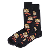 PANCAKES AND BEEF BACON SOCKS