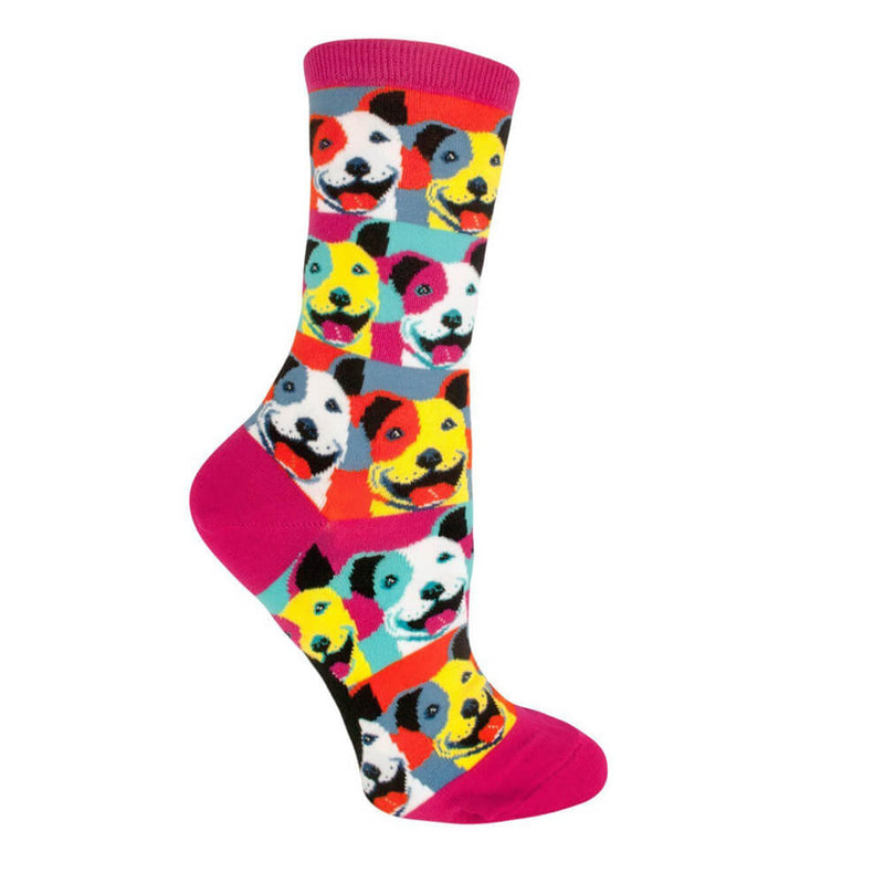 POP ART PITBULL SOCKS