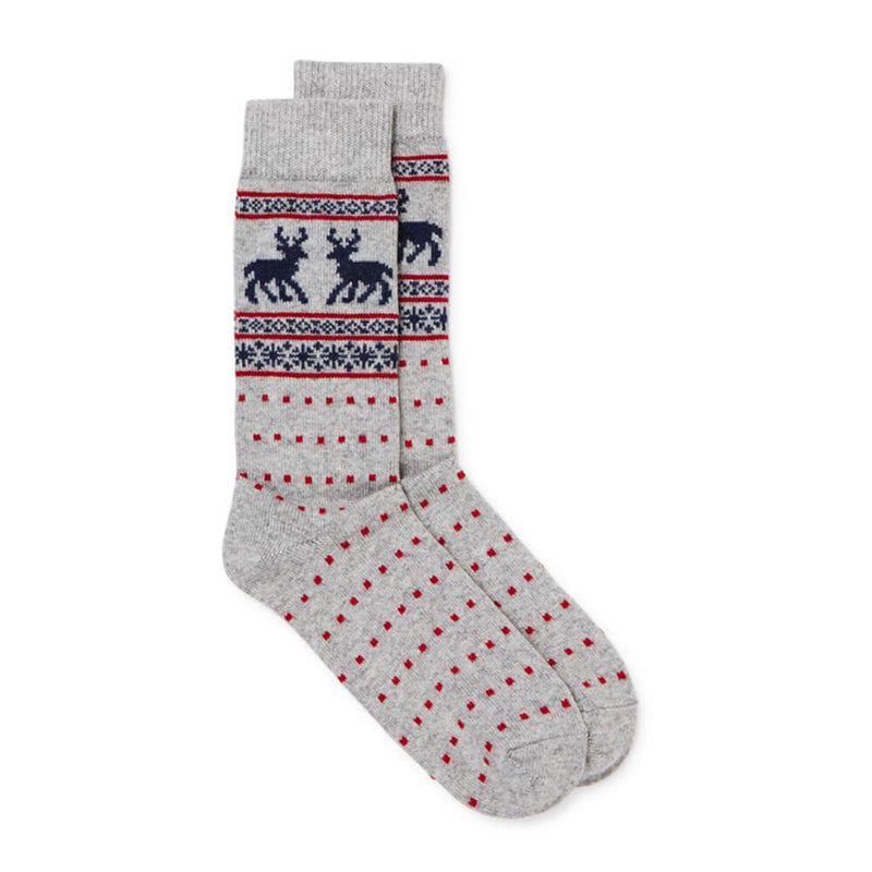REINDEER SOCKS (WHITE)