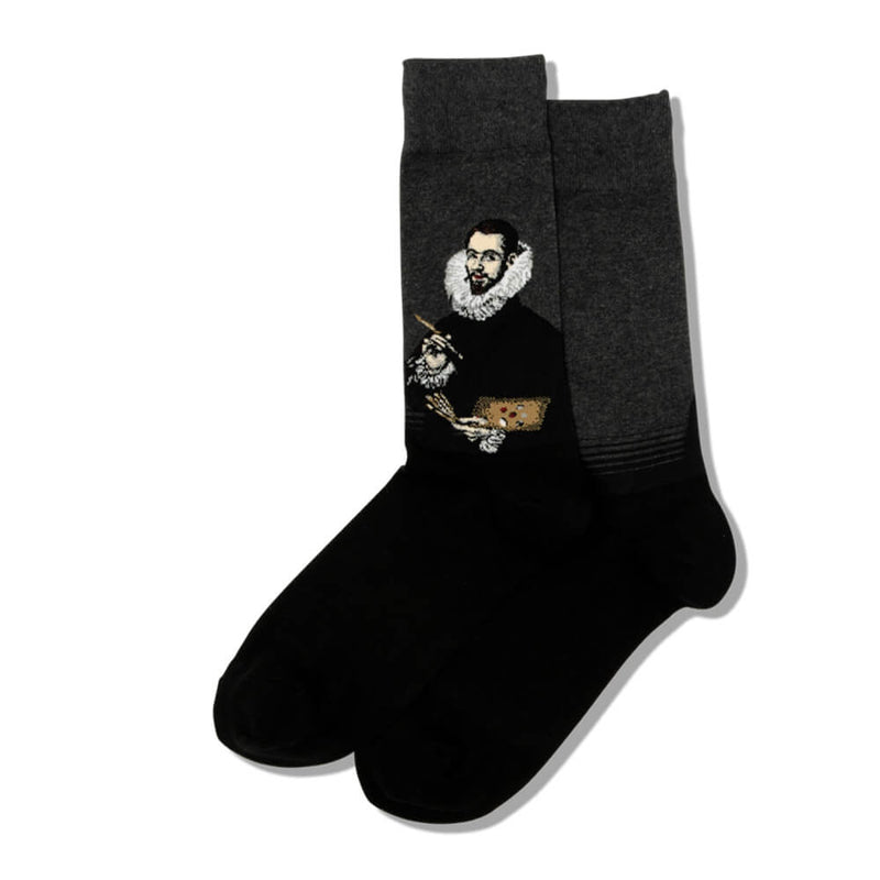 EL GRECO'S PORTRAIT OF THE ARTIST'S SON SOCKS